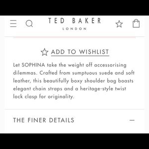 Ted Baker shoulder bag - olive green